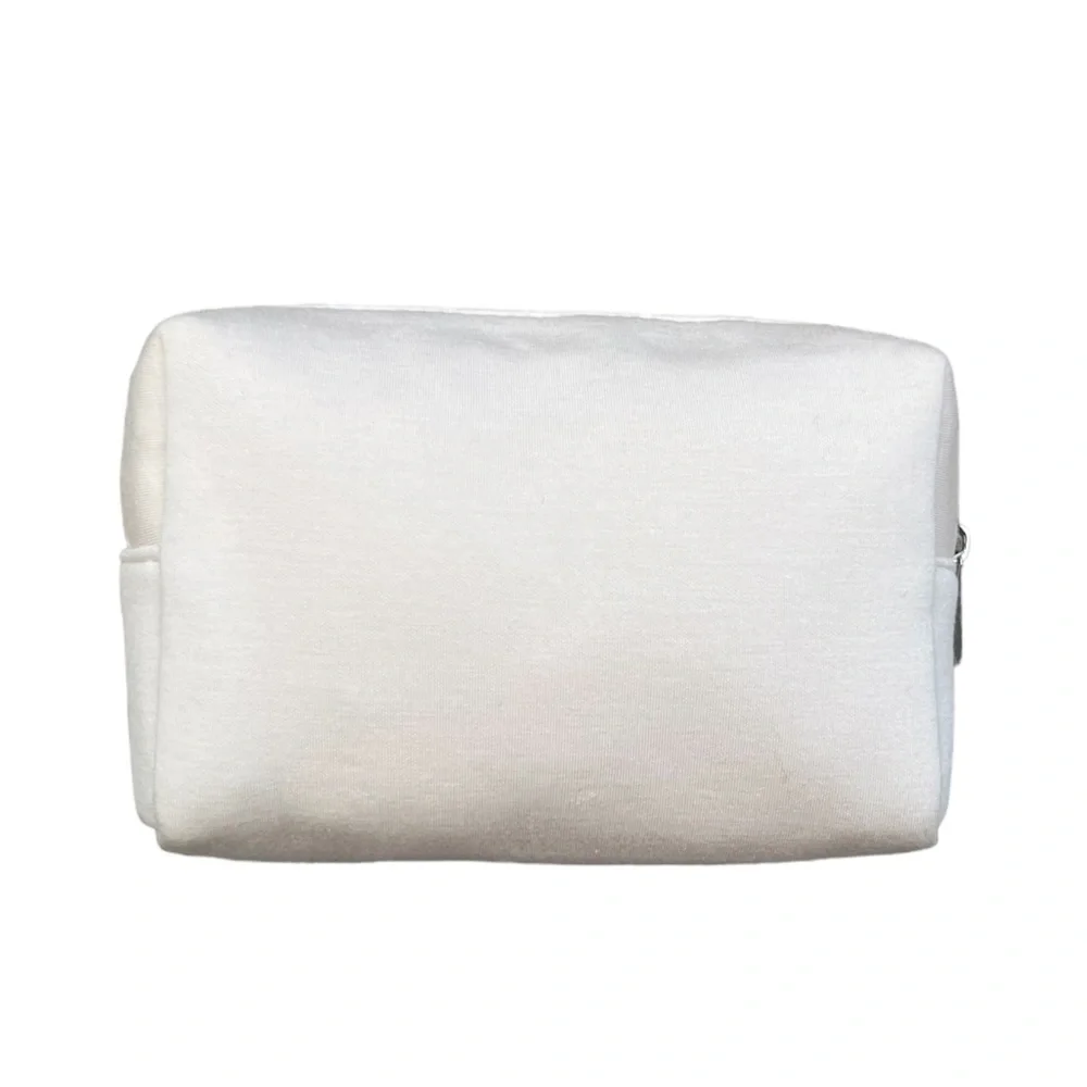 Dior Cosmetic Bag Christian Dior Logo CD Light Pink Small Travel Storage Pouch - Picture 3 of 9